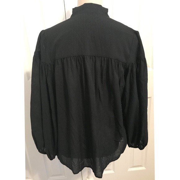 Time and Tru, Semi Sheer/Chiffon Baby Doll Top - Picture 2 of 8